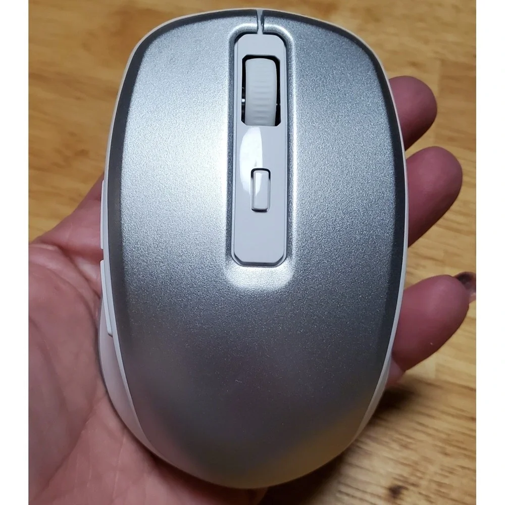 Peious Wireless Mouse With Dongle White New Without Box